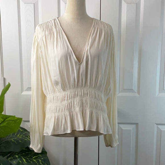 Universal Thread - Womens Flutter Long Sleeve Blouse Size XL - Picture 7 of 9